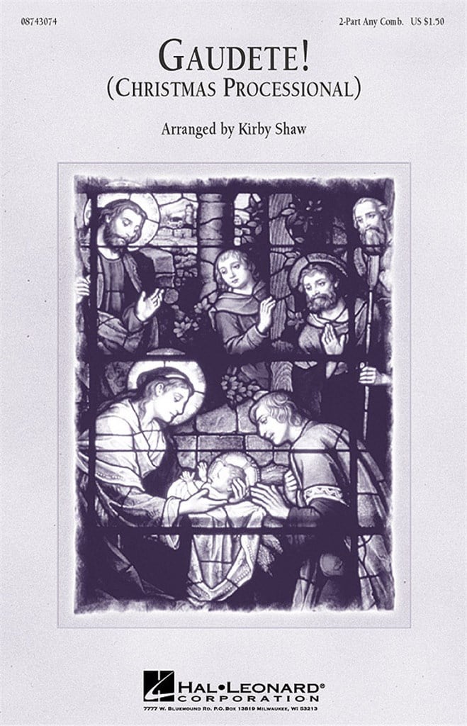 Gaudete! (Christmas Processional) 2-Part Choir
